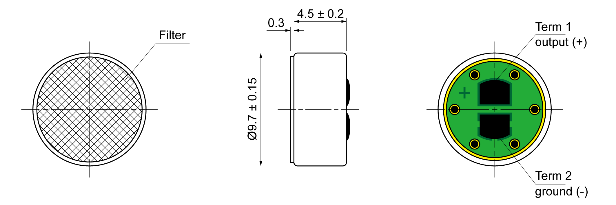 CMUB9745-15068-403S-1033 Mechanical Drawing